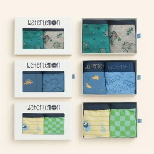 Boxer infantil algod&oacute;n pack 2 estampado goma vista